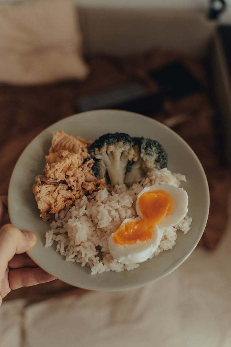 食事とトレーニングのイメージ