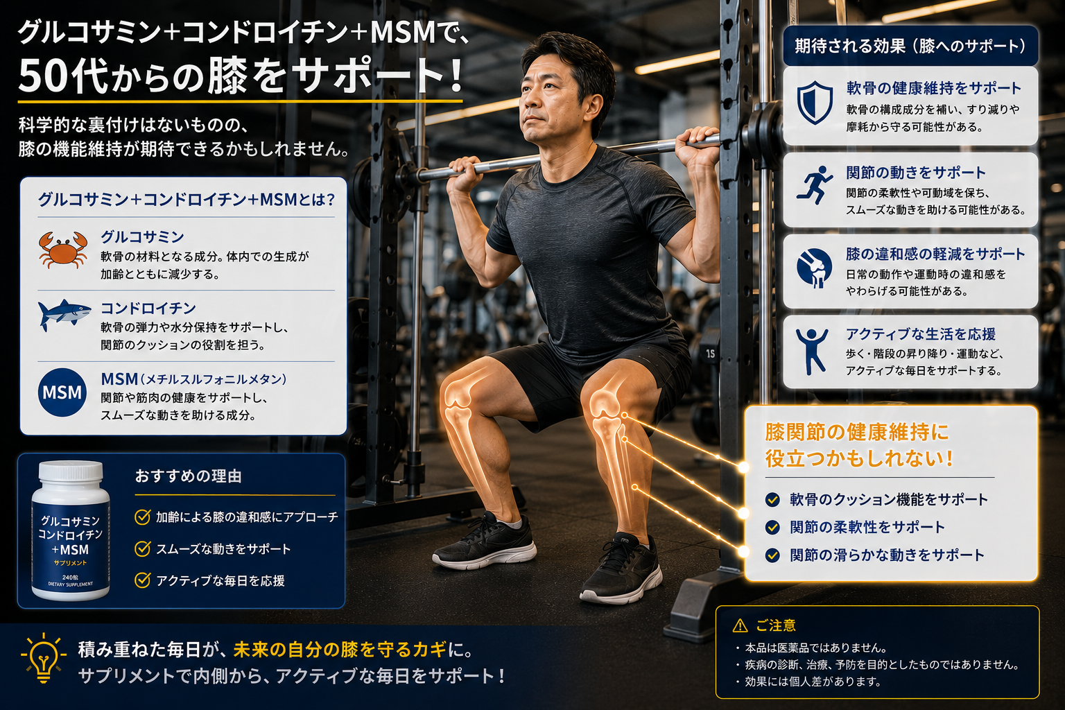 サプリメント 膝関節